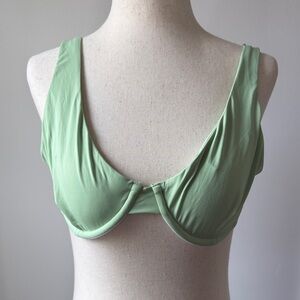 SET Active Sage Green Underwire Bikini Top Medium